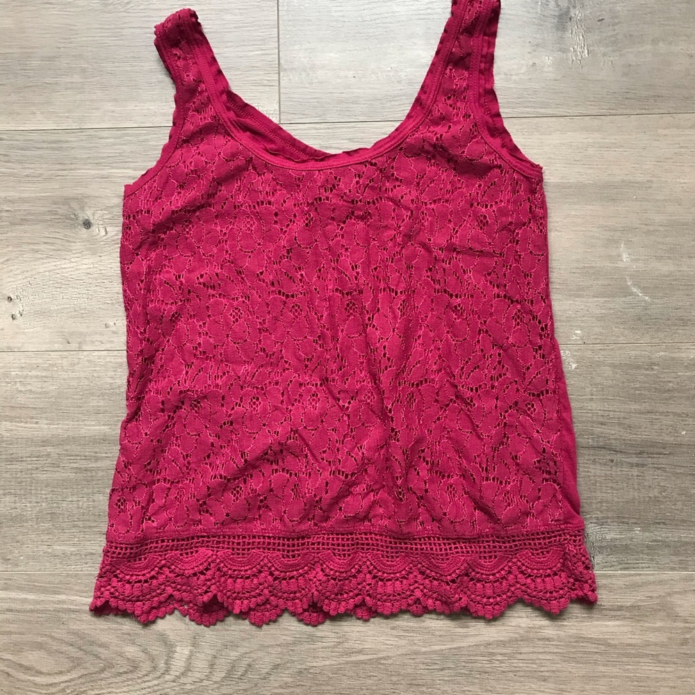 🌸Merona Lace Front Tank